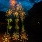 Feuerwerk am Königssee